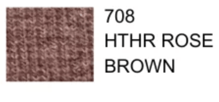 Bamboo/Cotton 2x2 RIBBING 8.1oz - Rose Brown - Stretch Knit Fabric 18" tube - homesewn