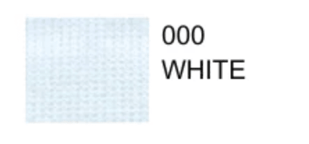 Bamboo/Cotton 2x2 RIBBING 8.1oz - White - Stretch Knit Fabric 18" tube - homesewn