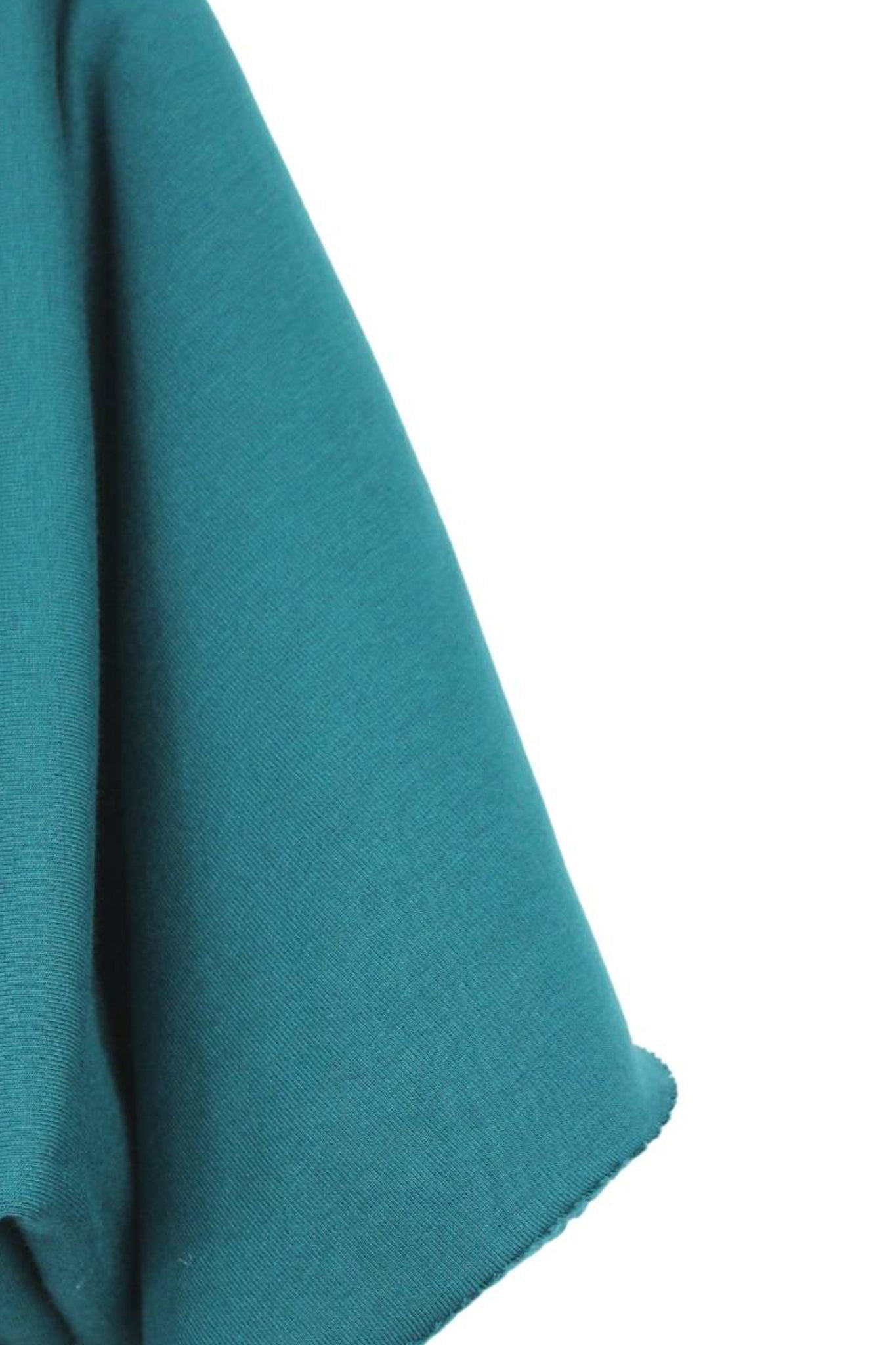 Bamboo/Cotton Stretch Fleece 8.9oz - Holly Green - Knit Fabric 60" wide - homesewn