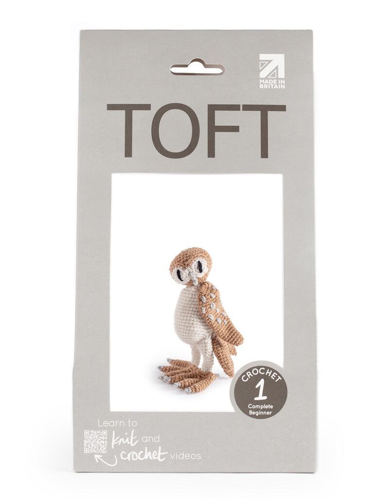 Barney the Barn Owl Crochet Kit - homesewn