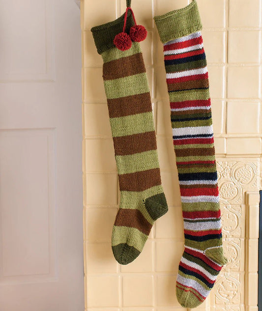 Basic Christmas Stockings Pattern - Knitting Pattern - homesewn