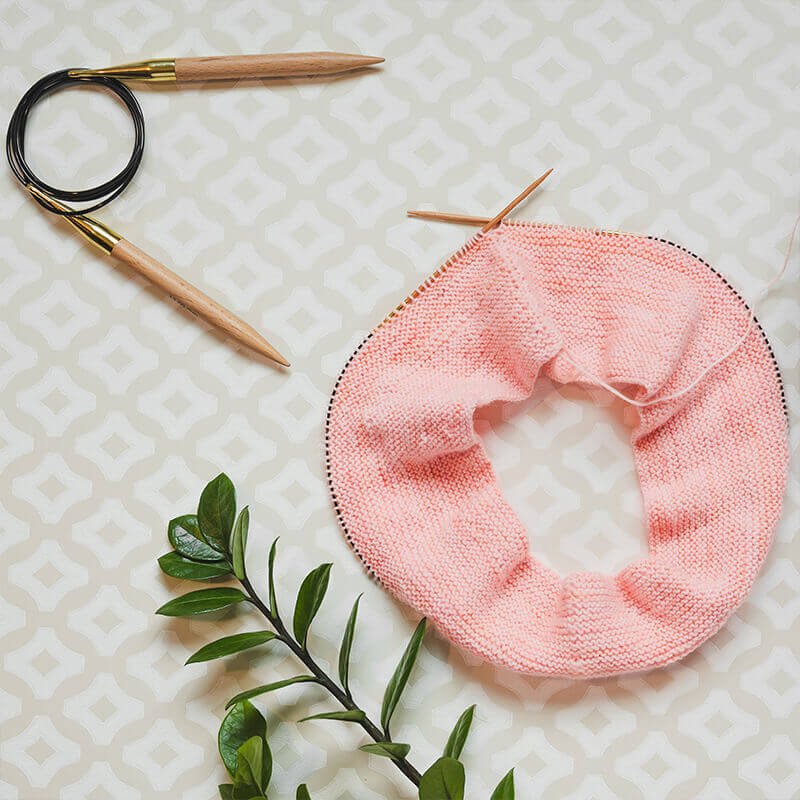 Basix Beech Circular Knitting Needles - homesewn