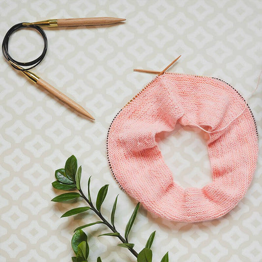 Basix Beech Circular Knitting Needles - homesewn