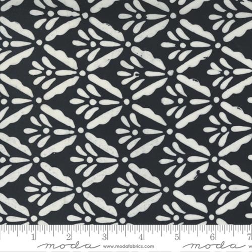 Batik Floral Coal - Fire and Ice Batiks - homesewn
