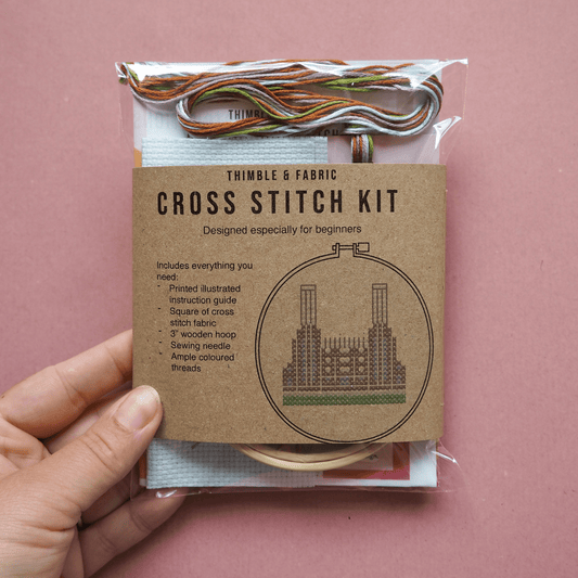 Battersea Power Station Mini Cross Stitch Kit - homesewn