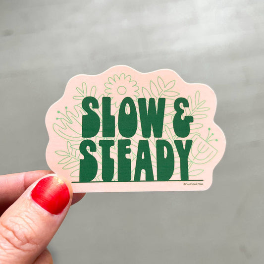 Slow and Steady Vinyl Decal Sticker