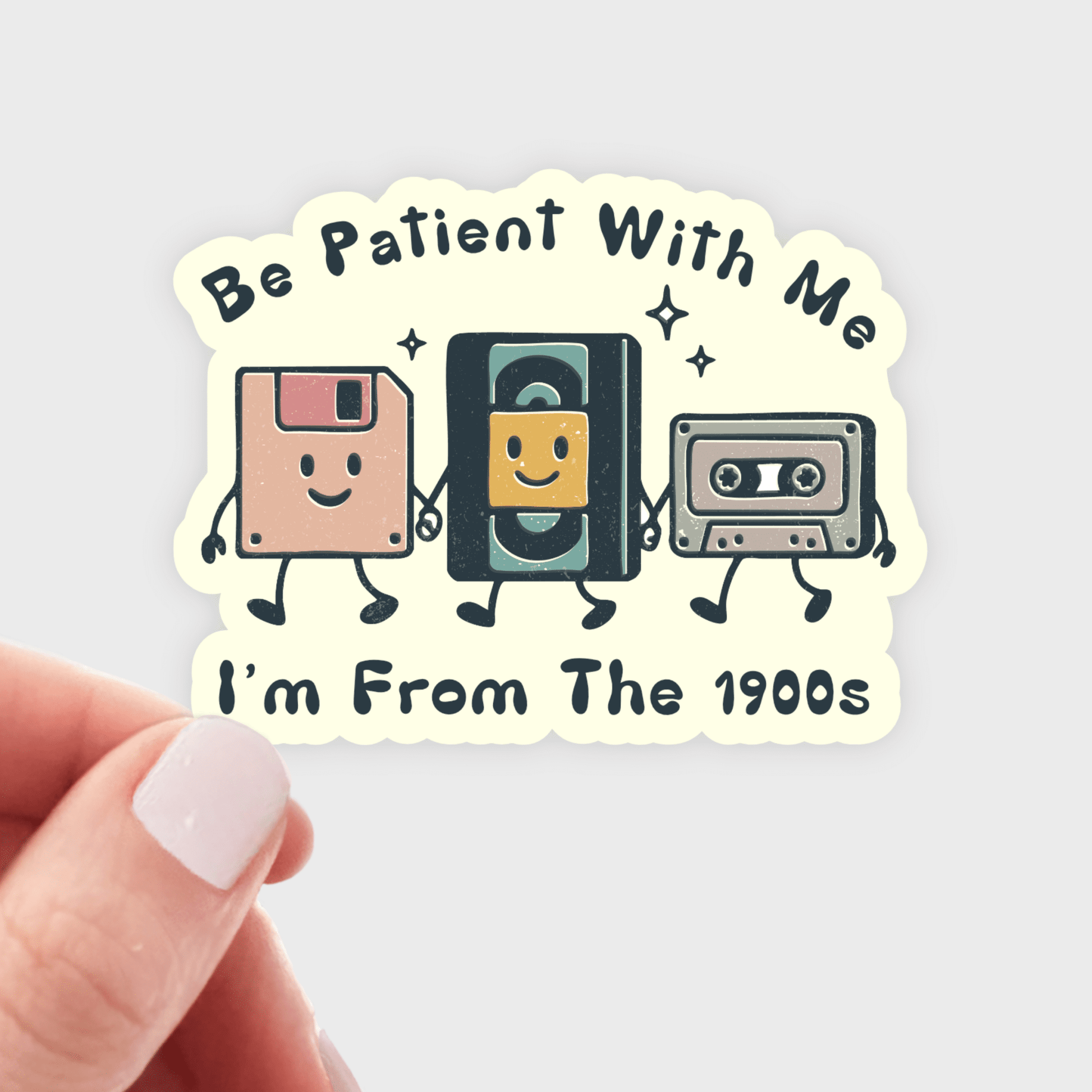 Be Patient With Me I'm From The 1900s - birthday, old, funny - homesewn