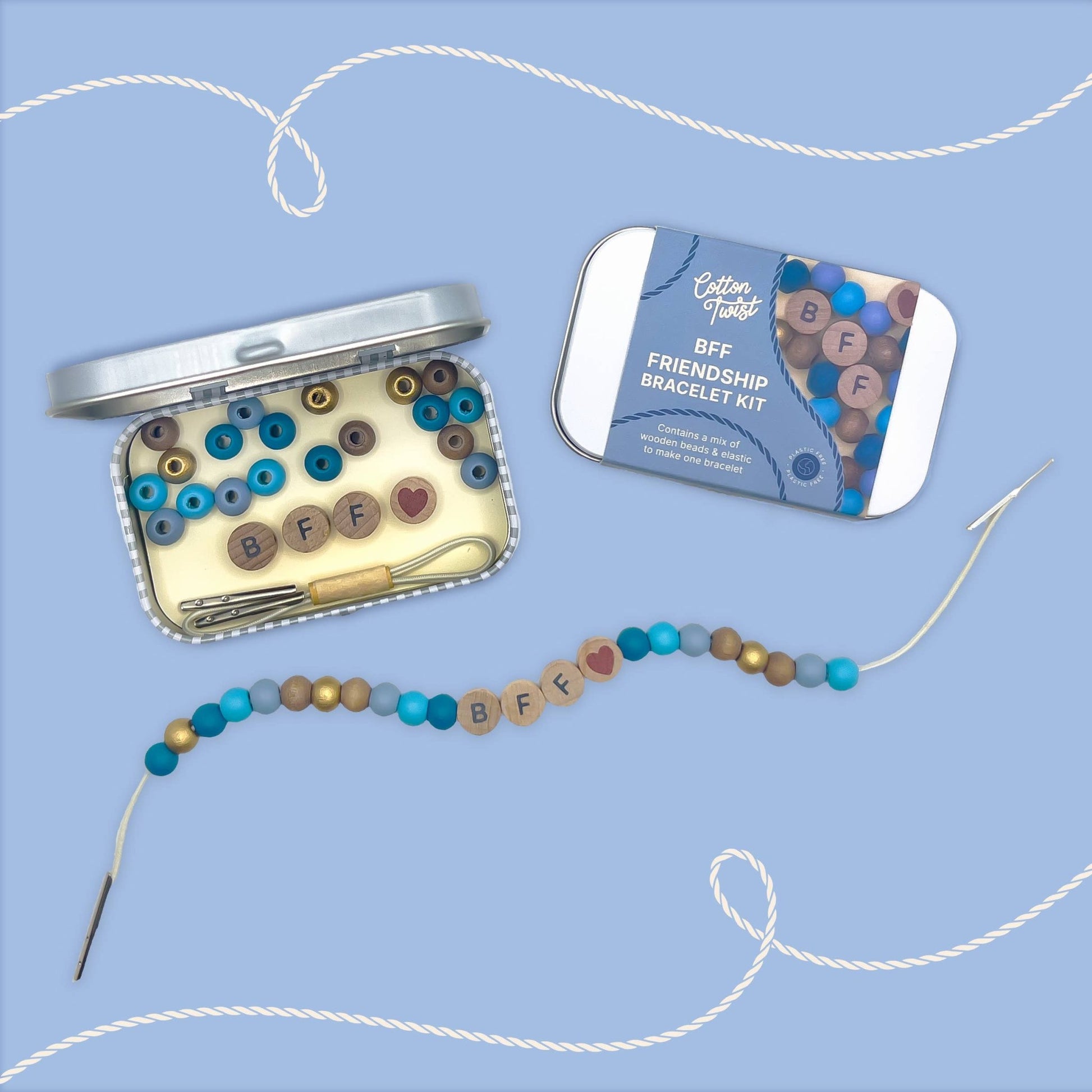 Beaded BFF Friendship Bracelet Gift Kit - homesewn