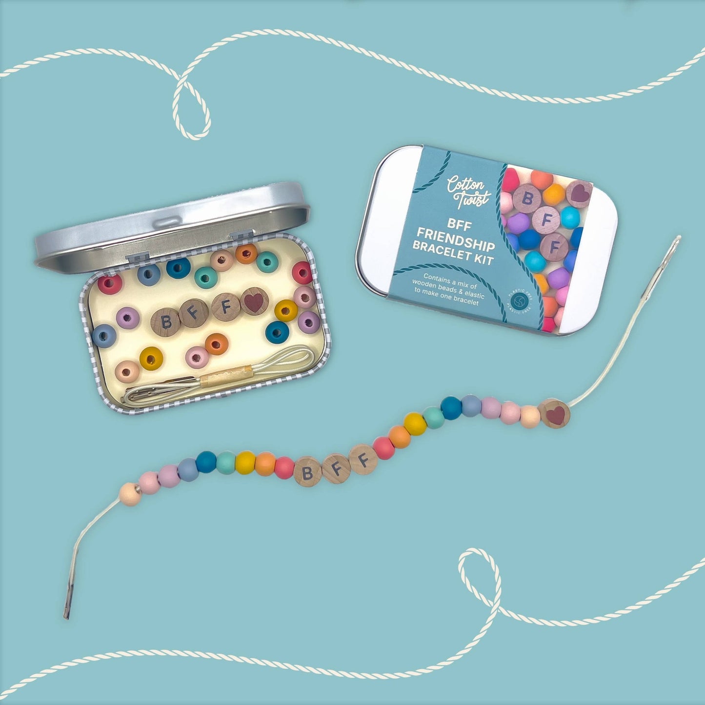 Beaded BFF Friendship Bracelet Gift Kit - homesewn