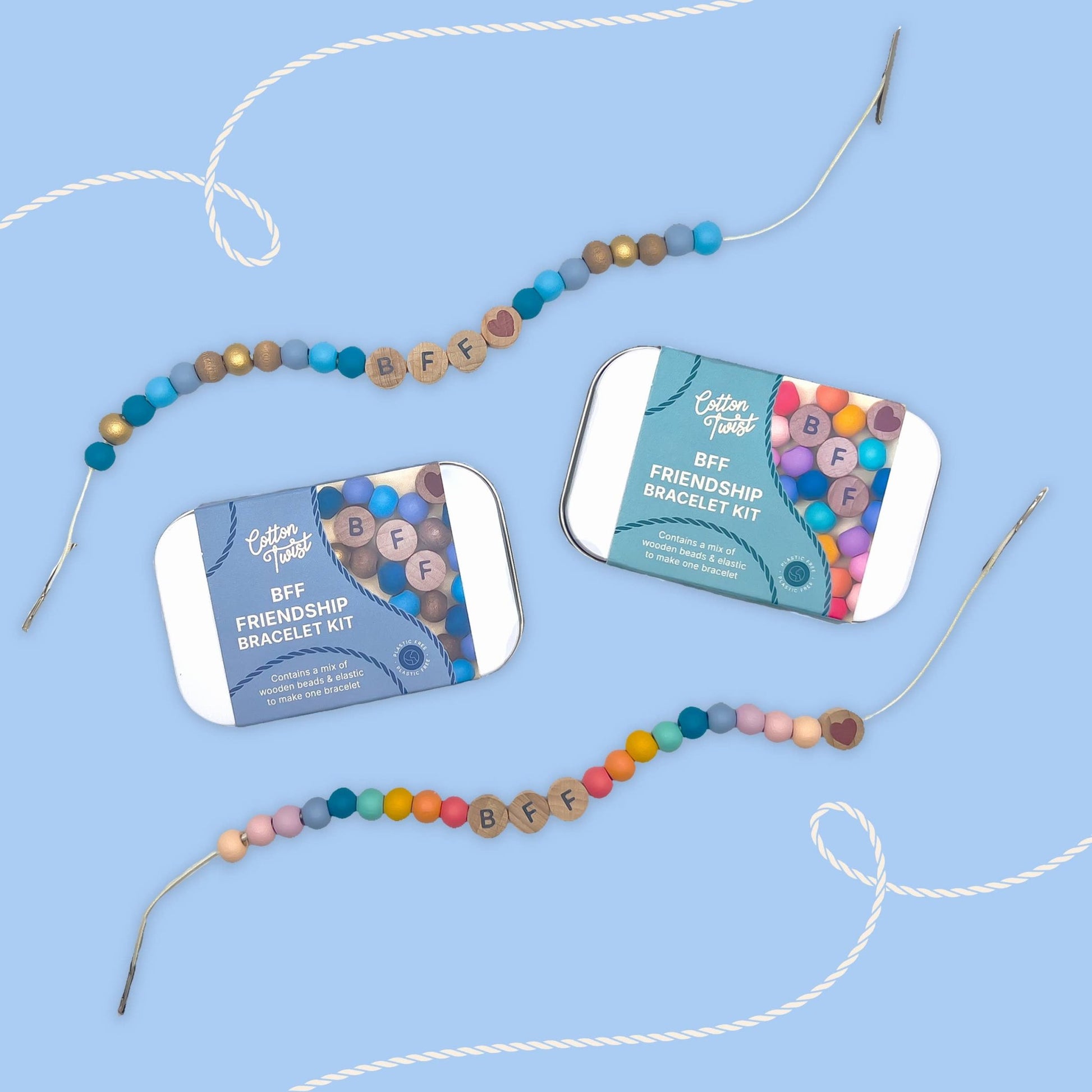 Beaded BFF Friendship Bracelet Gift Kit - homesewn