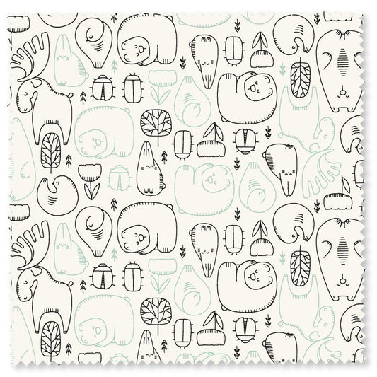 Bears & Bunnies - Peaceful & Warm 610169 - homesewn