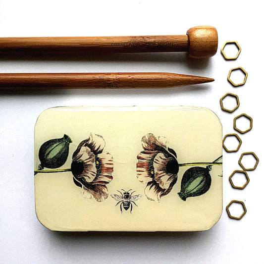 Bee and Poppy Tin - homesewn
