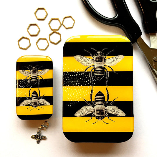 Bee Storage Tin - homesewn