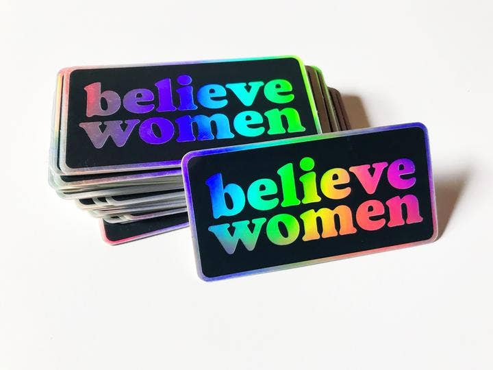 Believe Women Sticker - homesewn