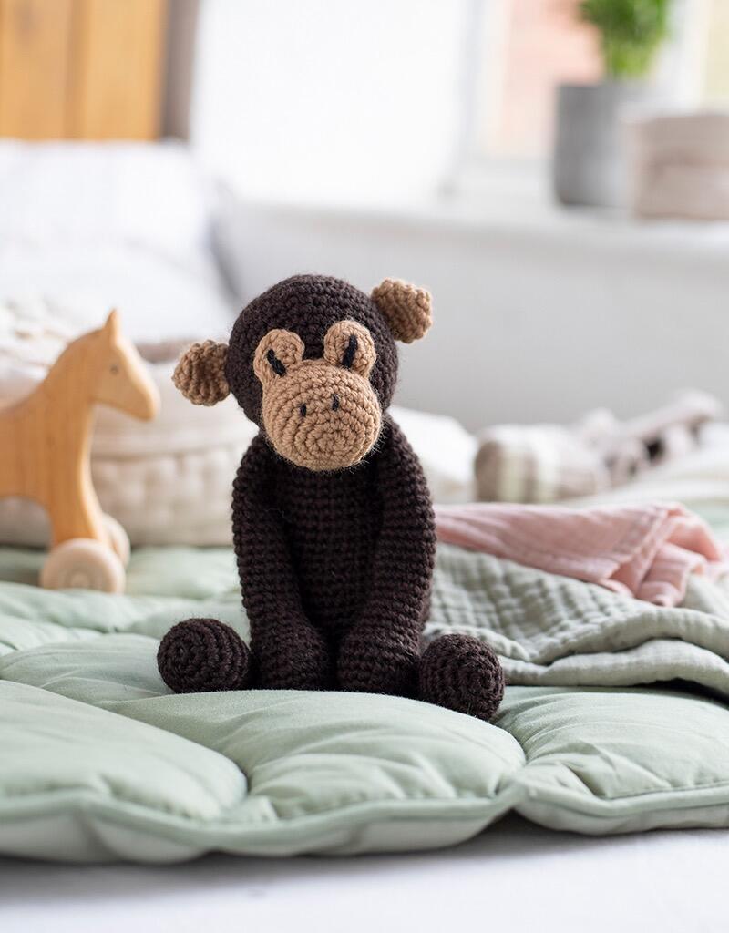 Benedict the Chimpanzee Crochet Kit - homesewn
