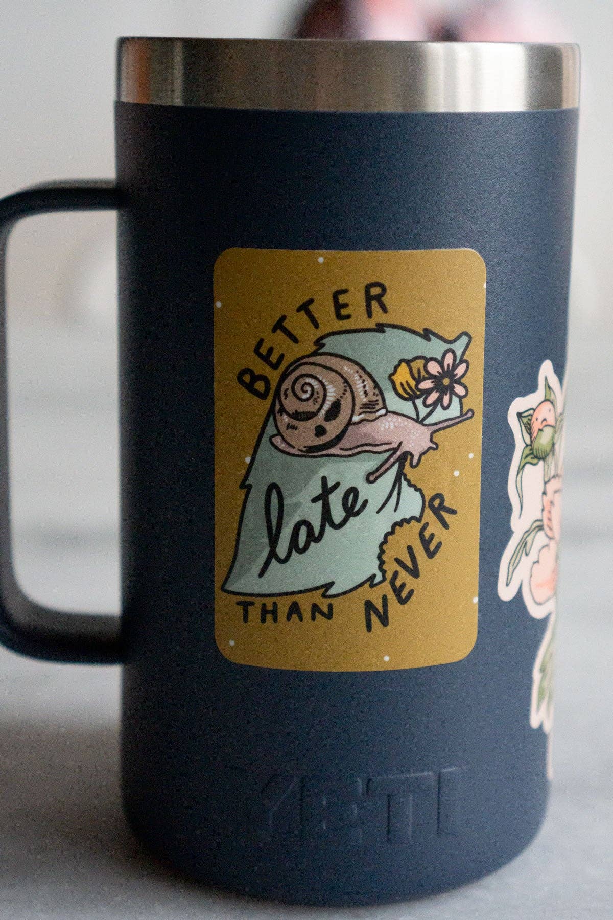 Better Late Than Never Sticker | Waterproof Vinyl Sticker - homesewn