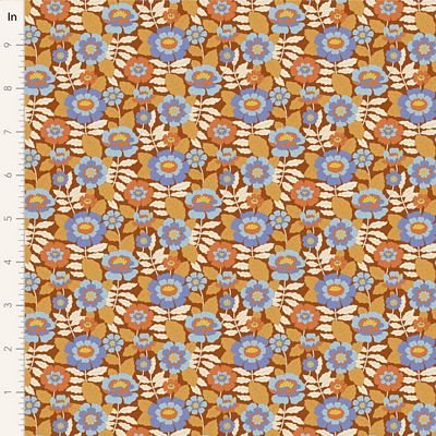 Beverly Caramel - Wallflower Tilda QUILTING COTTON - homesewn