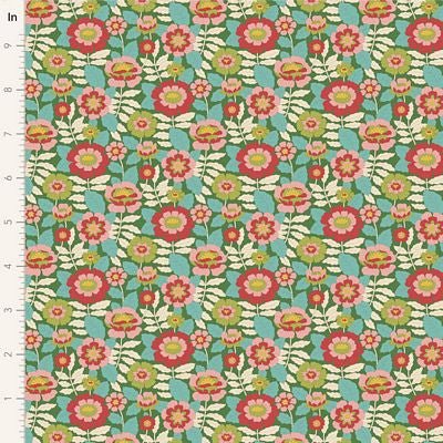 Beverly Green - Wallflower Tilda QUILTING COTTON - homesewn