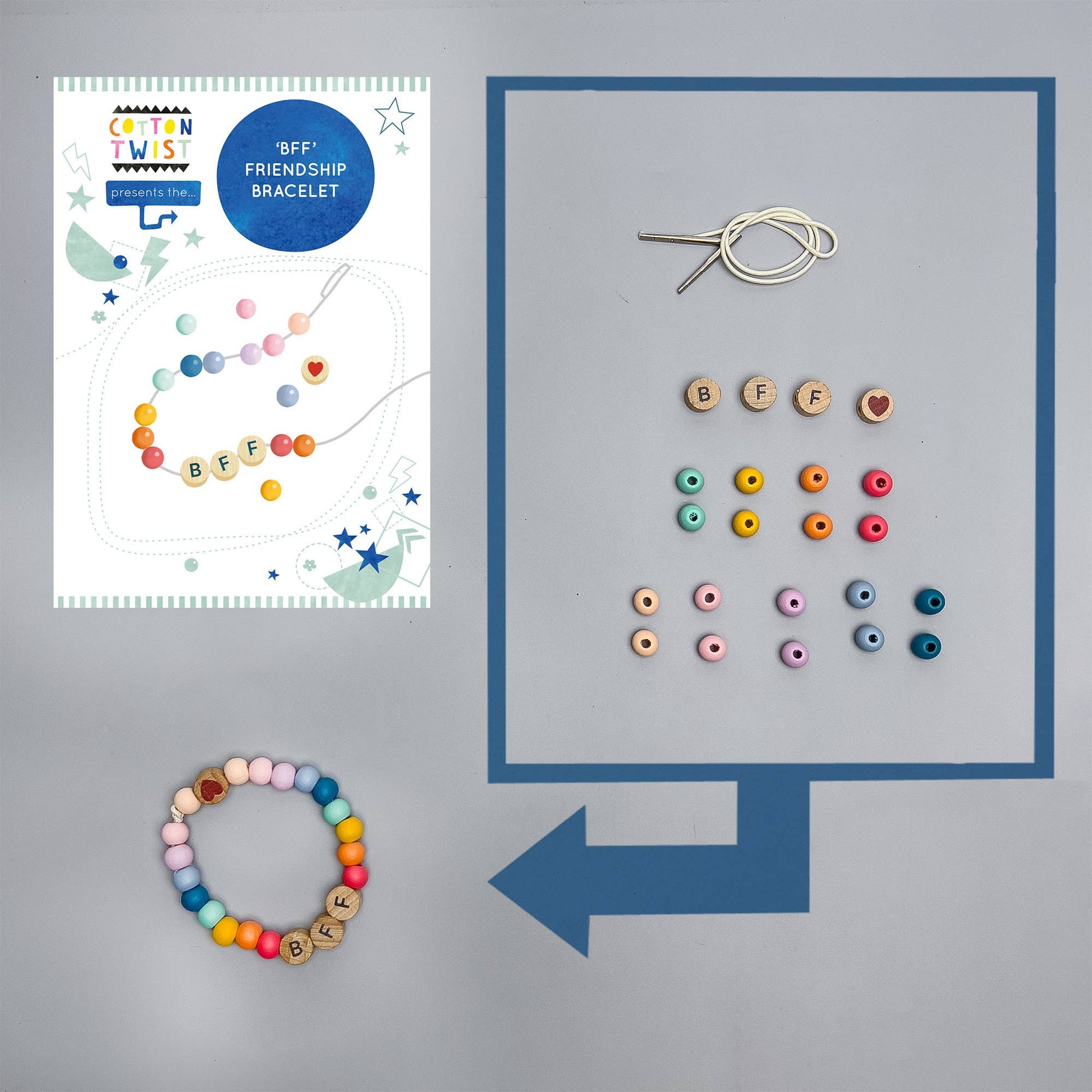 BFF Friendship Bracelet Kit - homesewn