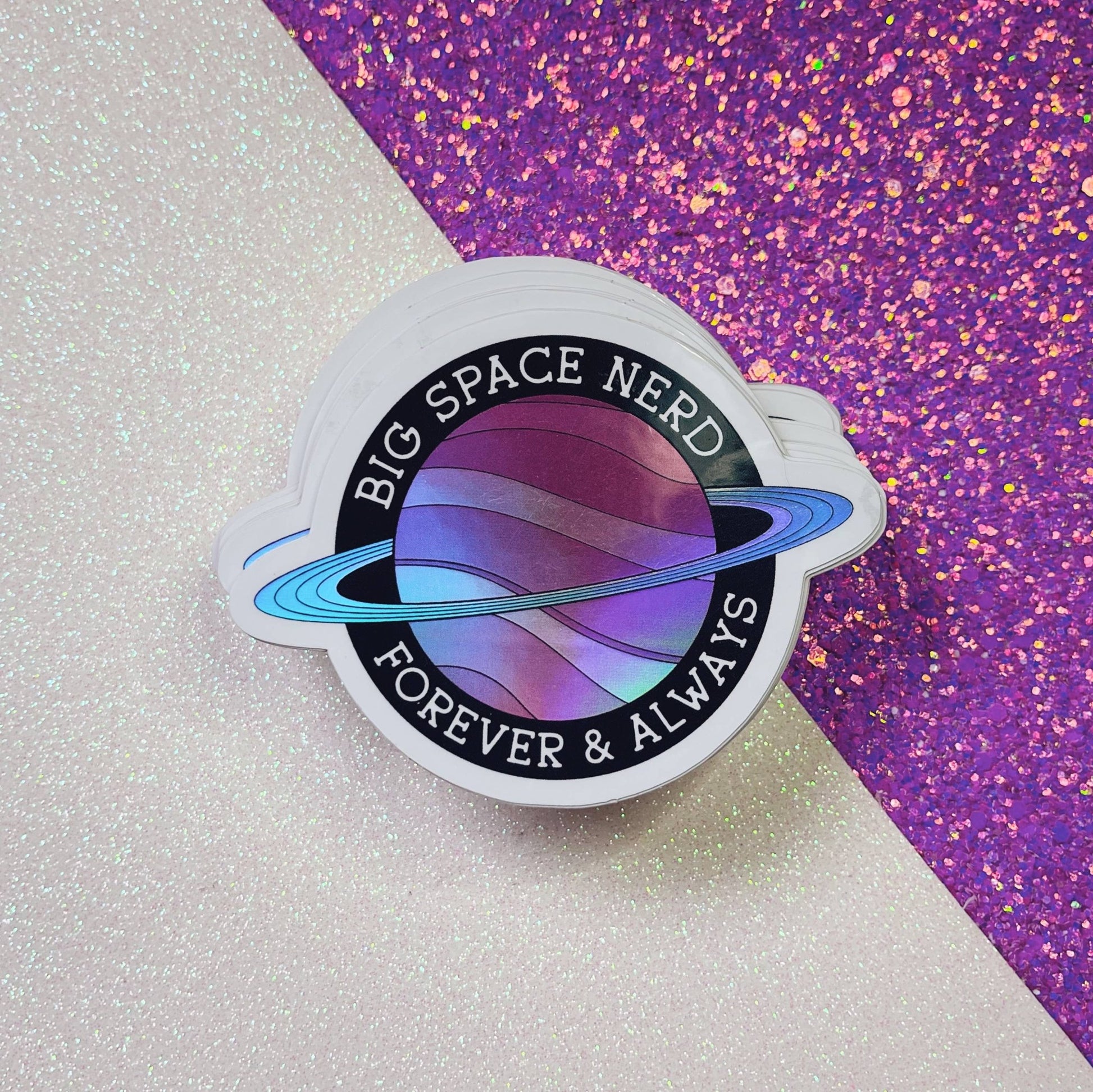 Big Space Nerd Sticker - homesewn