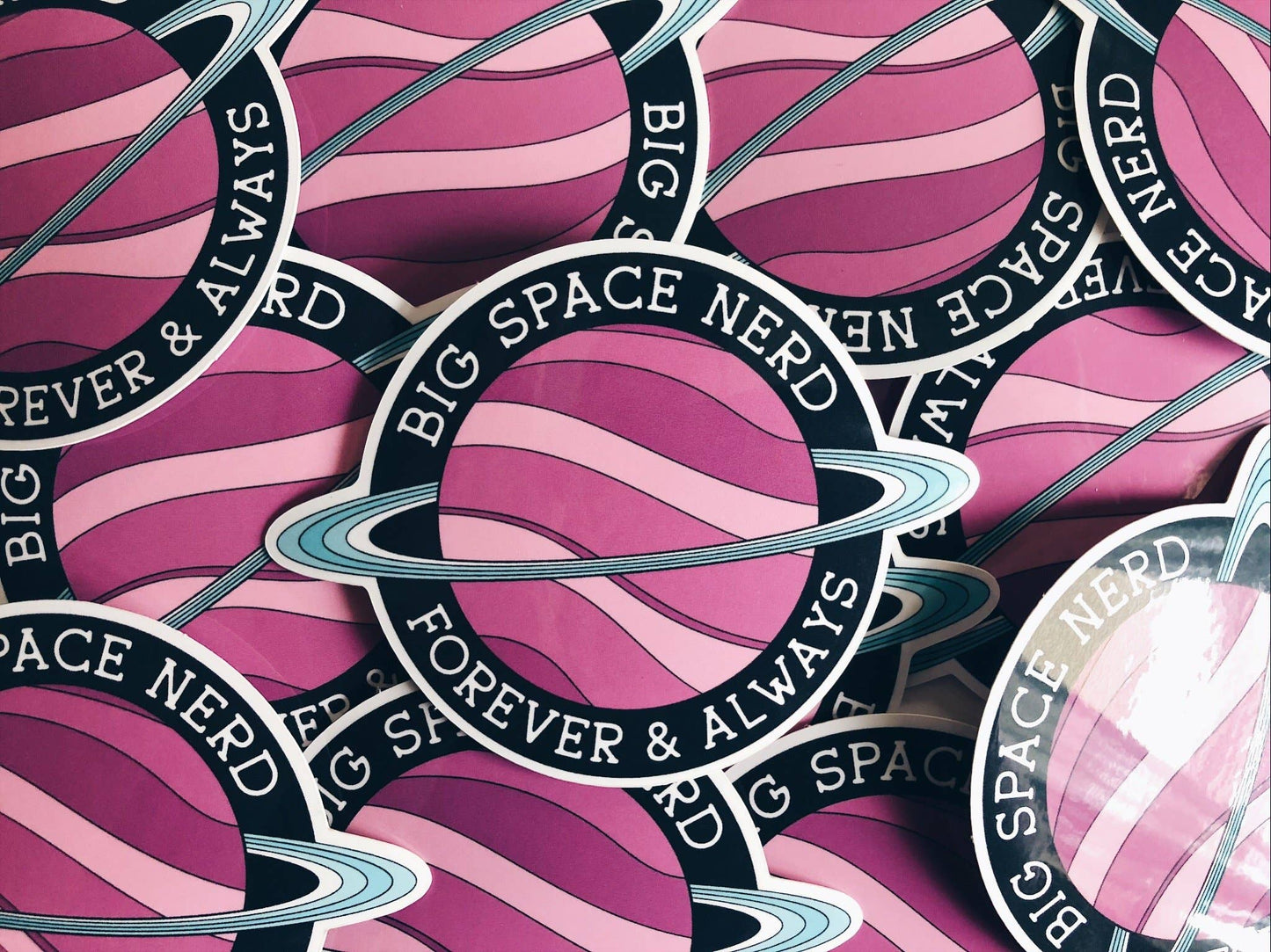 Big Space Nerd Sticker - homesewn