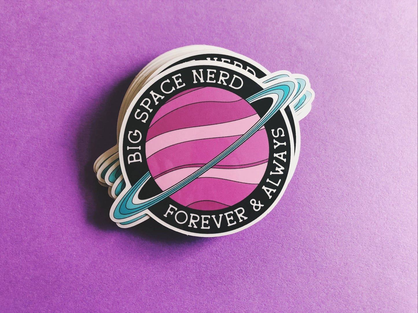Big Space Nerd Sticker - homesewn
