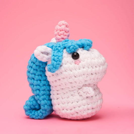 Billy the Unicorn Beginner Crochet Kit - homesewn