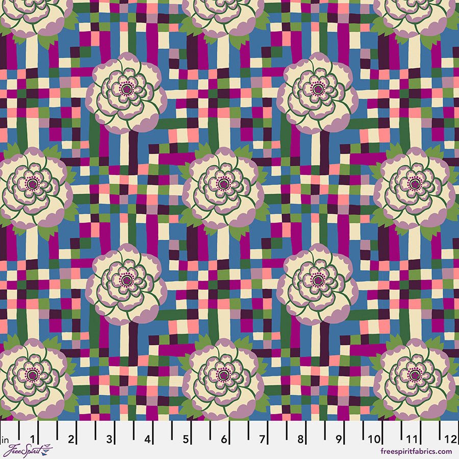 Birch Lane - Magenta - The City of Dreams - QUILTING COTTON/POPLIN - homesewn