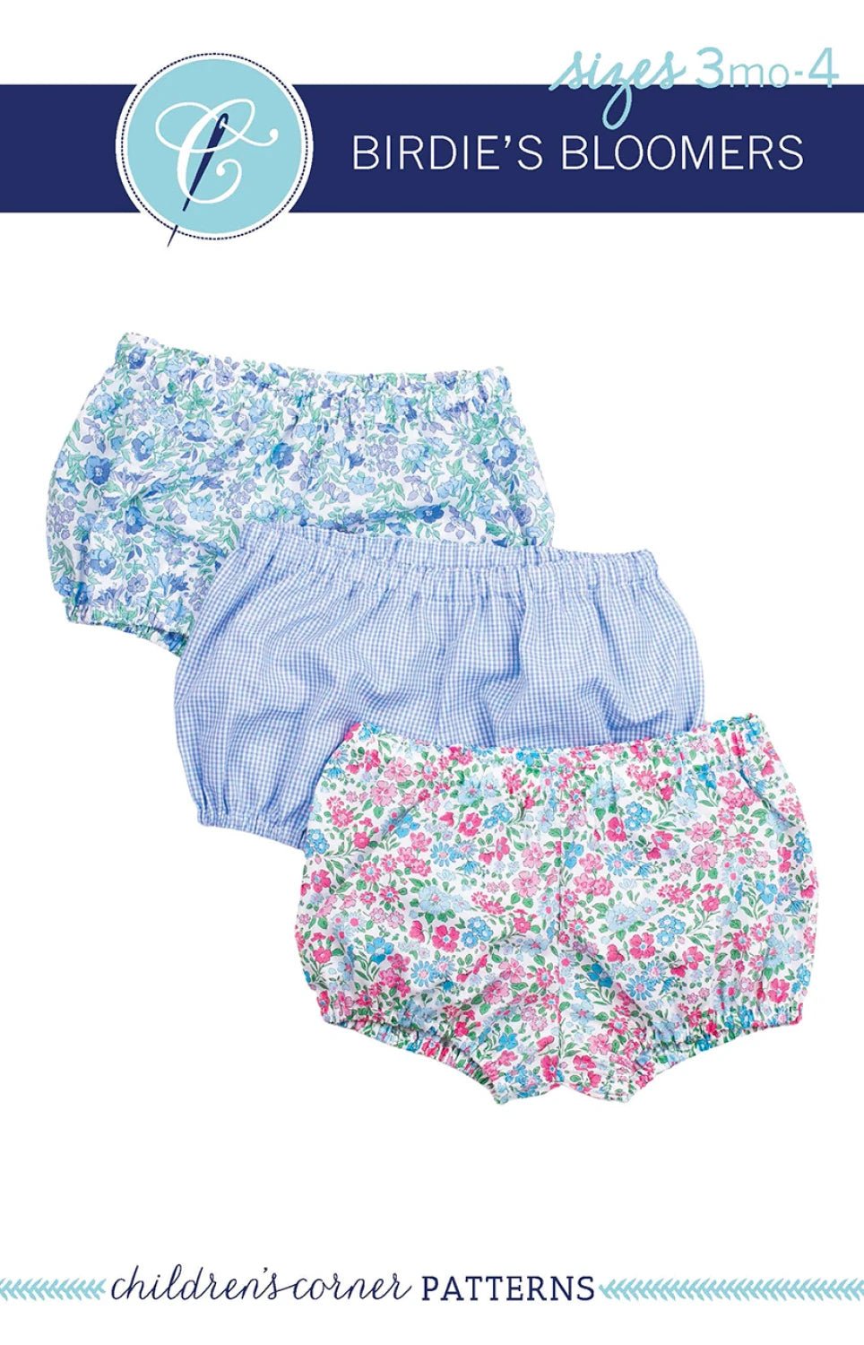 Birdie's Bloomers 3m-4 Sewing Pattern - homesewn