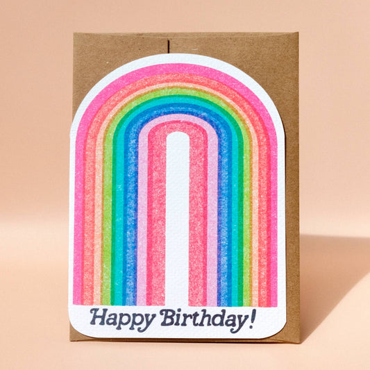 Birthday Rainbow Card - homesewn
