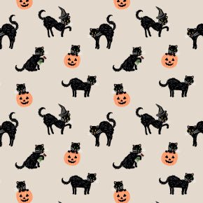Black Cat - Cream - Rifle Paper Co. Halloween - homesewn