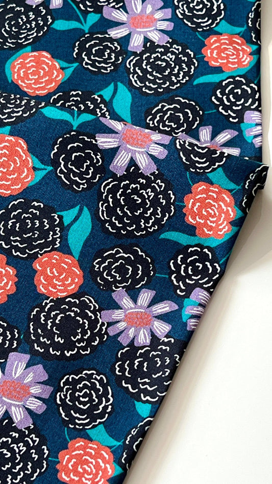 Black Marigolds - Mystery at Moonstone Manor - Cloud9 Organic - homesewn