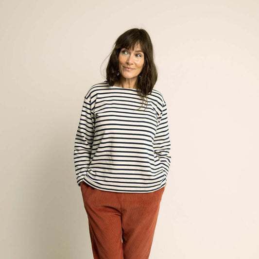 Boatneck Blouse sewing pattern PDF DOWNLOAD - homesewn