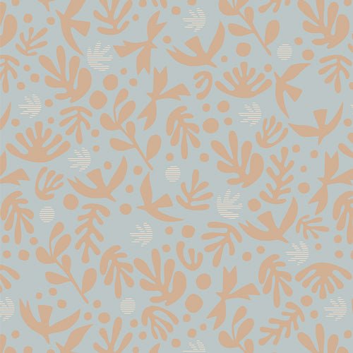 Boho Birds - Glacier - Duval - homesewn