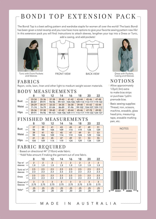 Bondi Top PDF DOWNLOAD - homesewn