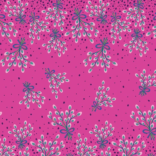 Bouquets - Pink - Swatch Book - homesewn