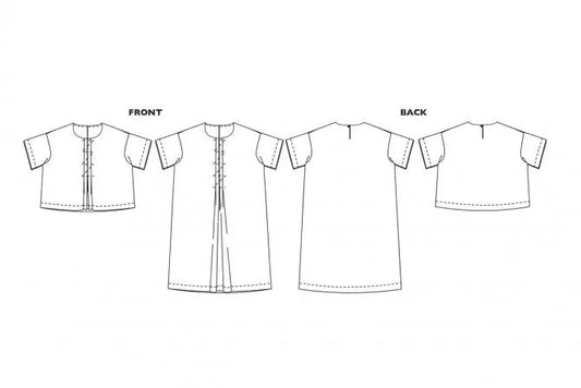 BOXBOX Dress 20-28 - PDF PATTERN - homesewn