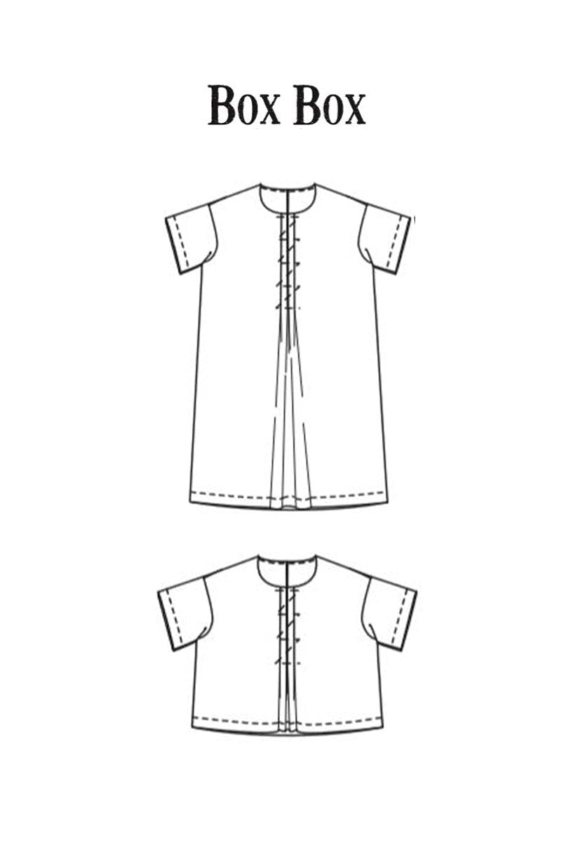 BOXBOX Dress 6-18 - PDF PATTERN - homesewn