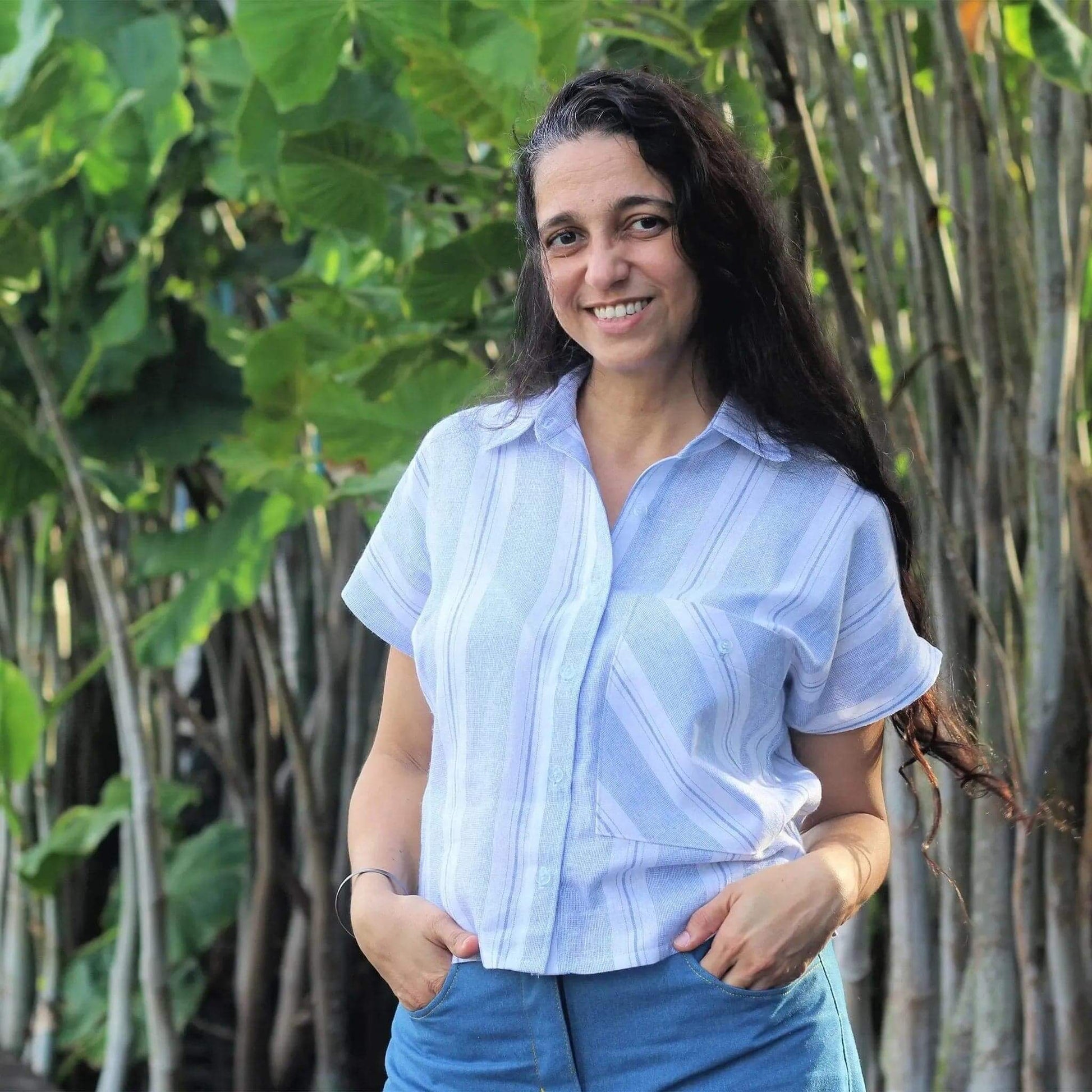 Boxy Shirt sewing pattern PDF DOWNLOAD - homesewn
