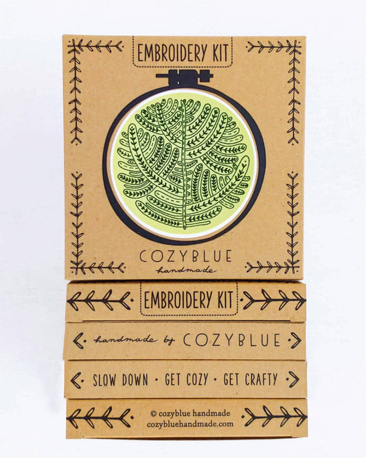 branching out embroidery kit - homesewn