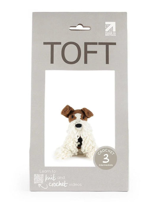 Brandon the Wire Fox Terrier Crochet Kit - homesewn