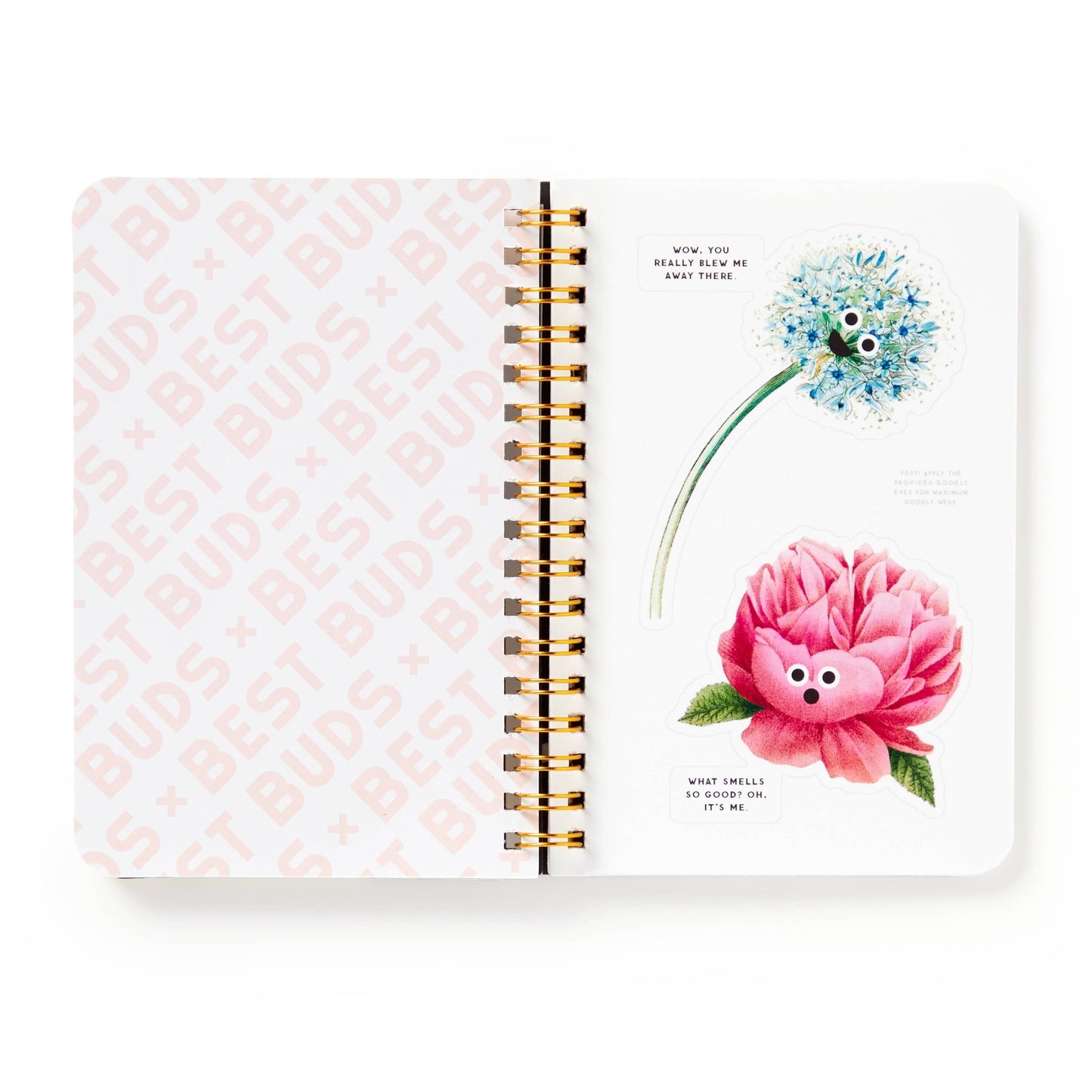 Brass Monkey Best Buds Googly Sticker Book - homesewn