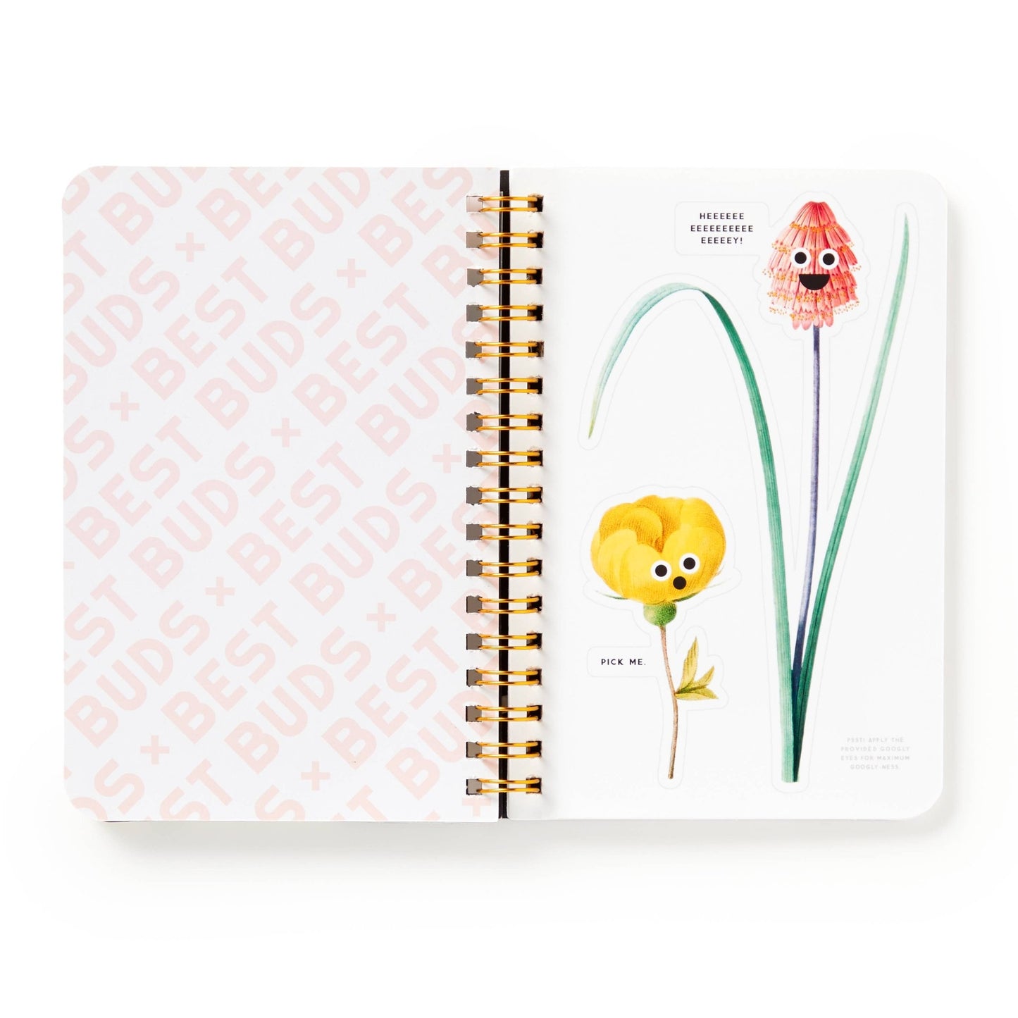 Brass Monkey Best Buds Googly Sticker Book - homesewn