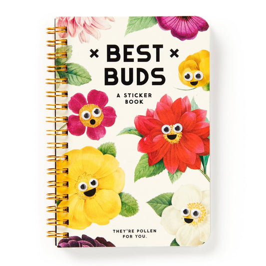 Brass Monkey Best Buds Googly Sticker Book - homesewn