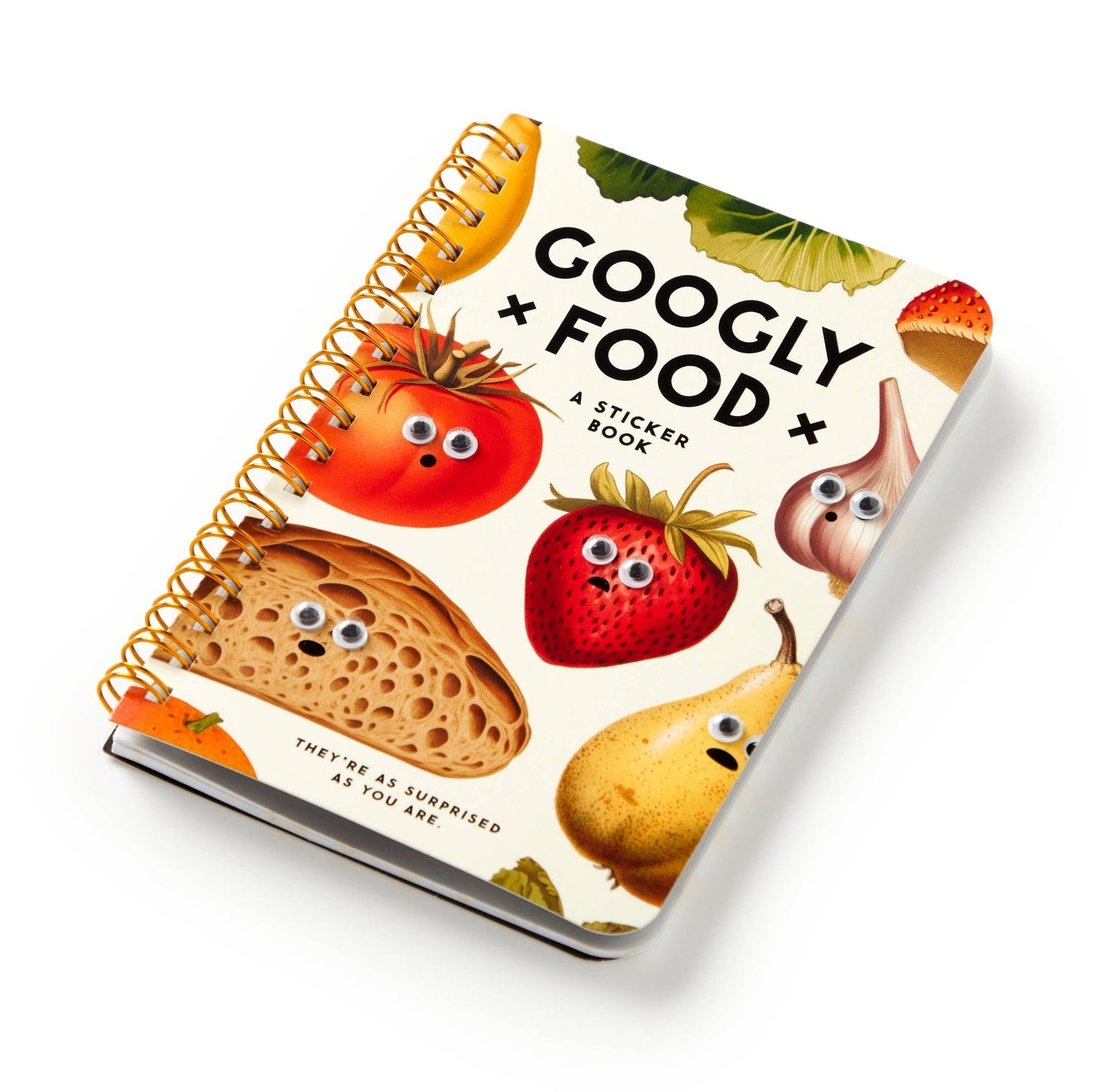 Brass Monkey Googly Food Sticker Book - homesewn