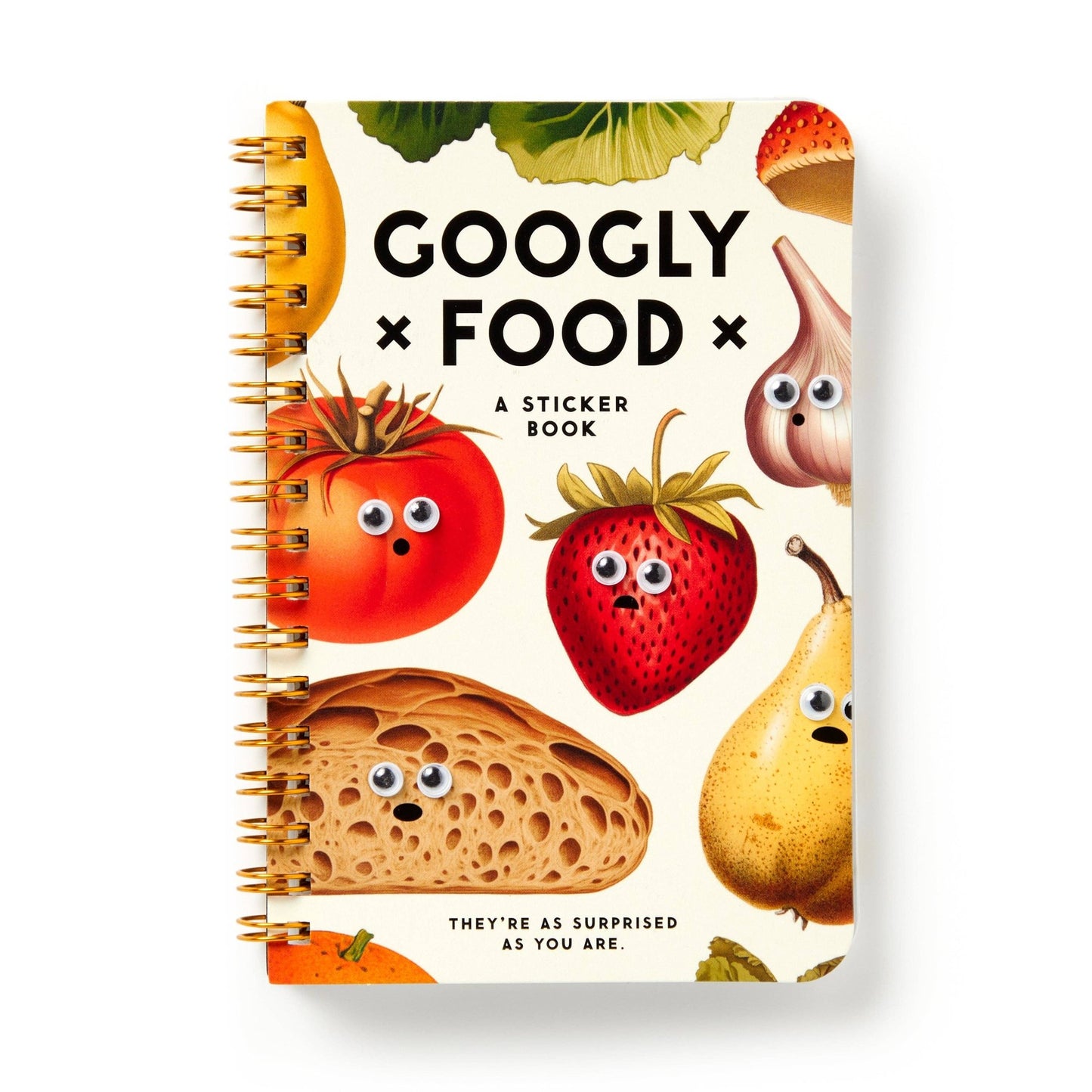 Brass Monkey Googly Food Sticker Book - homesewn