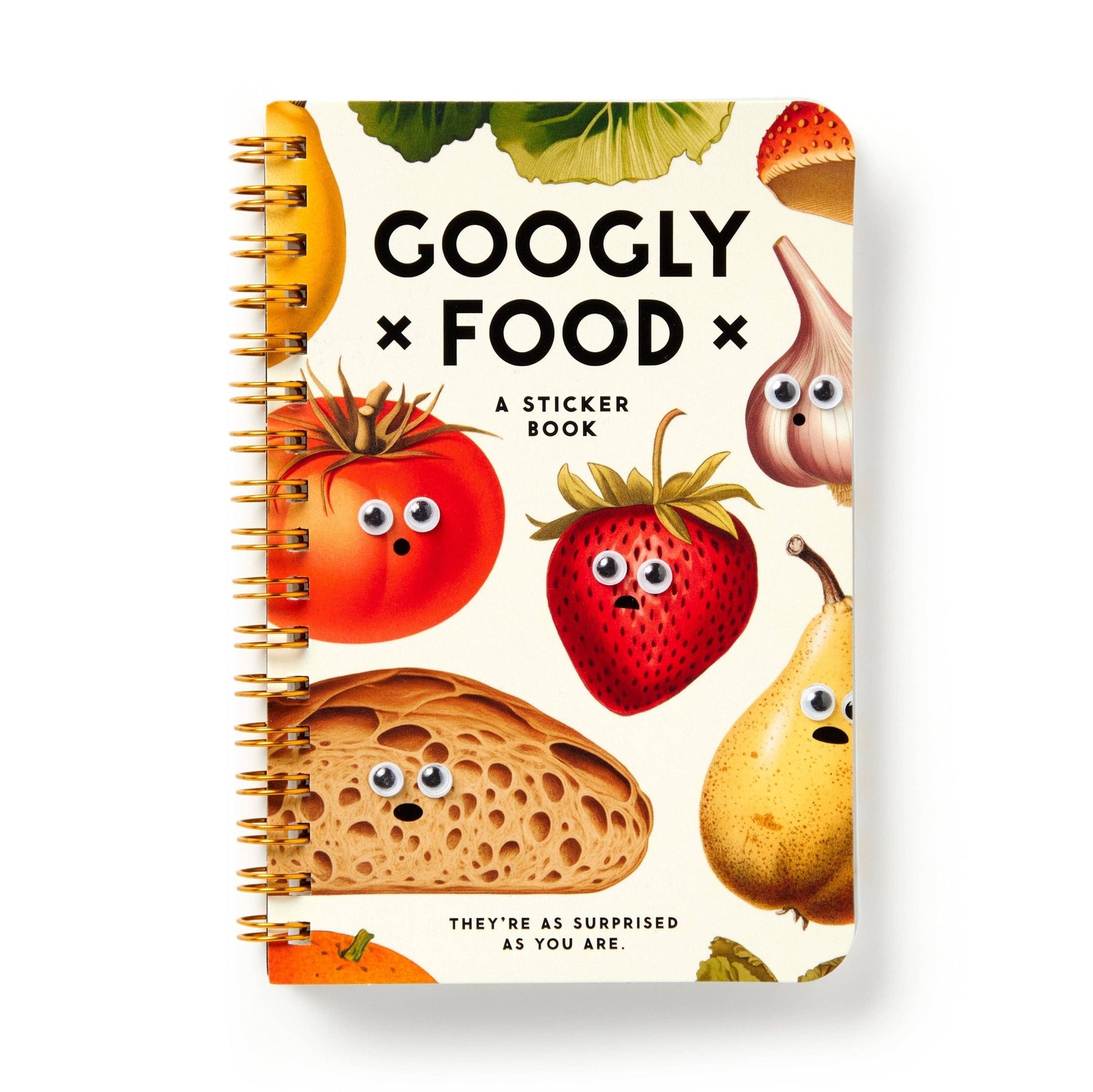 Brass Monkey Googly Food Sticker Book - homesewn