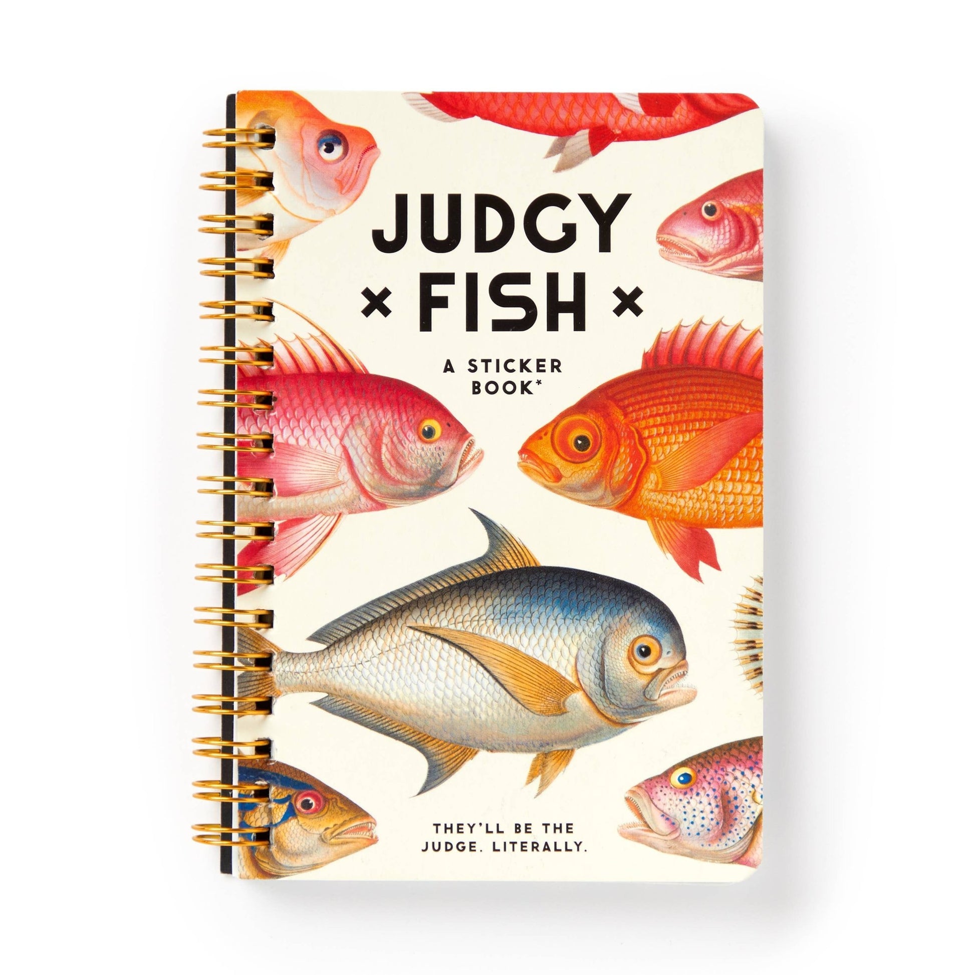 Brass Monkey Judgy Fish Sticker Book - homesewn