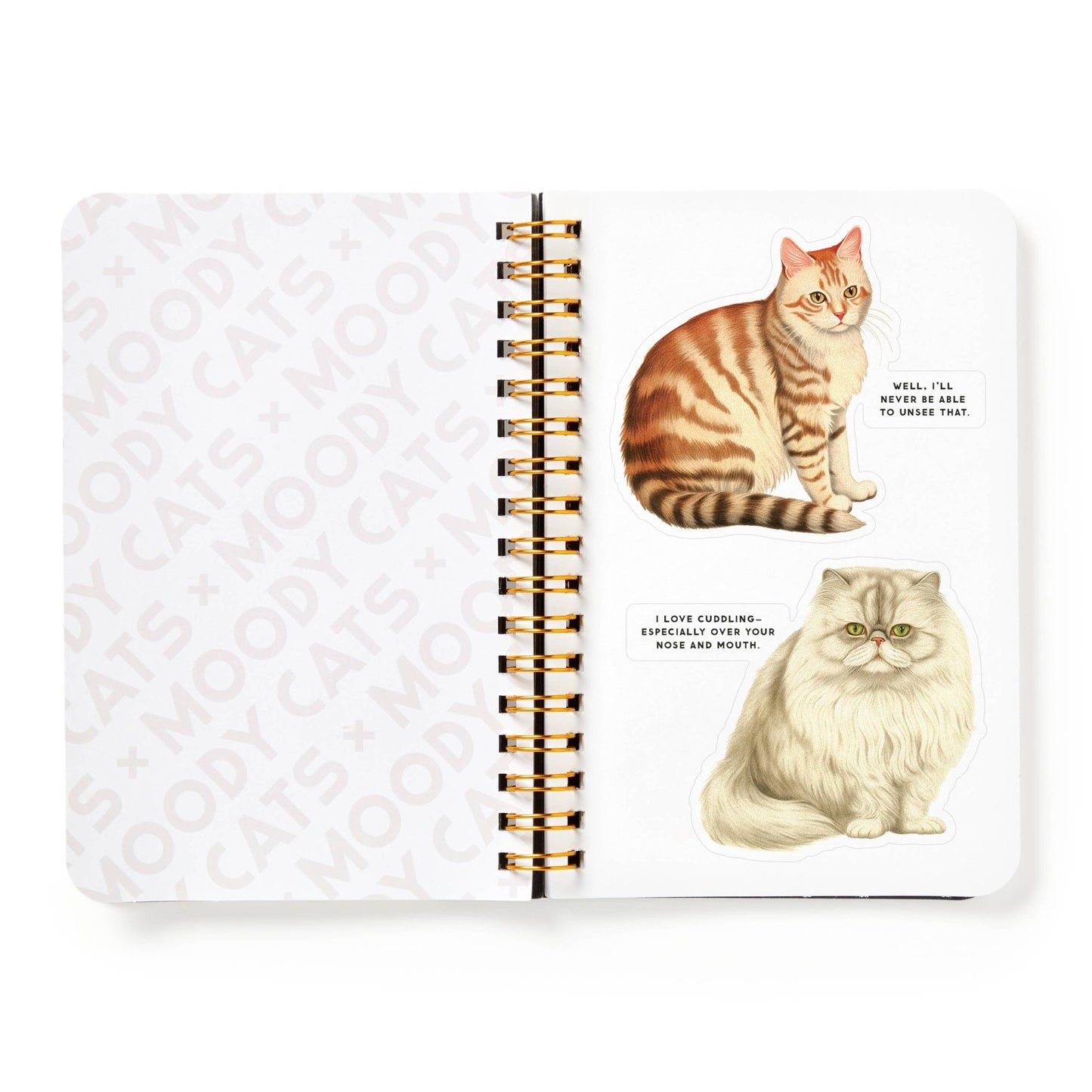 Brass Monkey Moody Cats Sticker Book - homesewn
