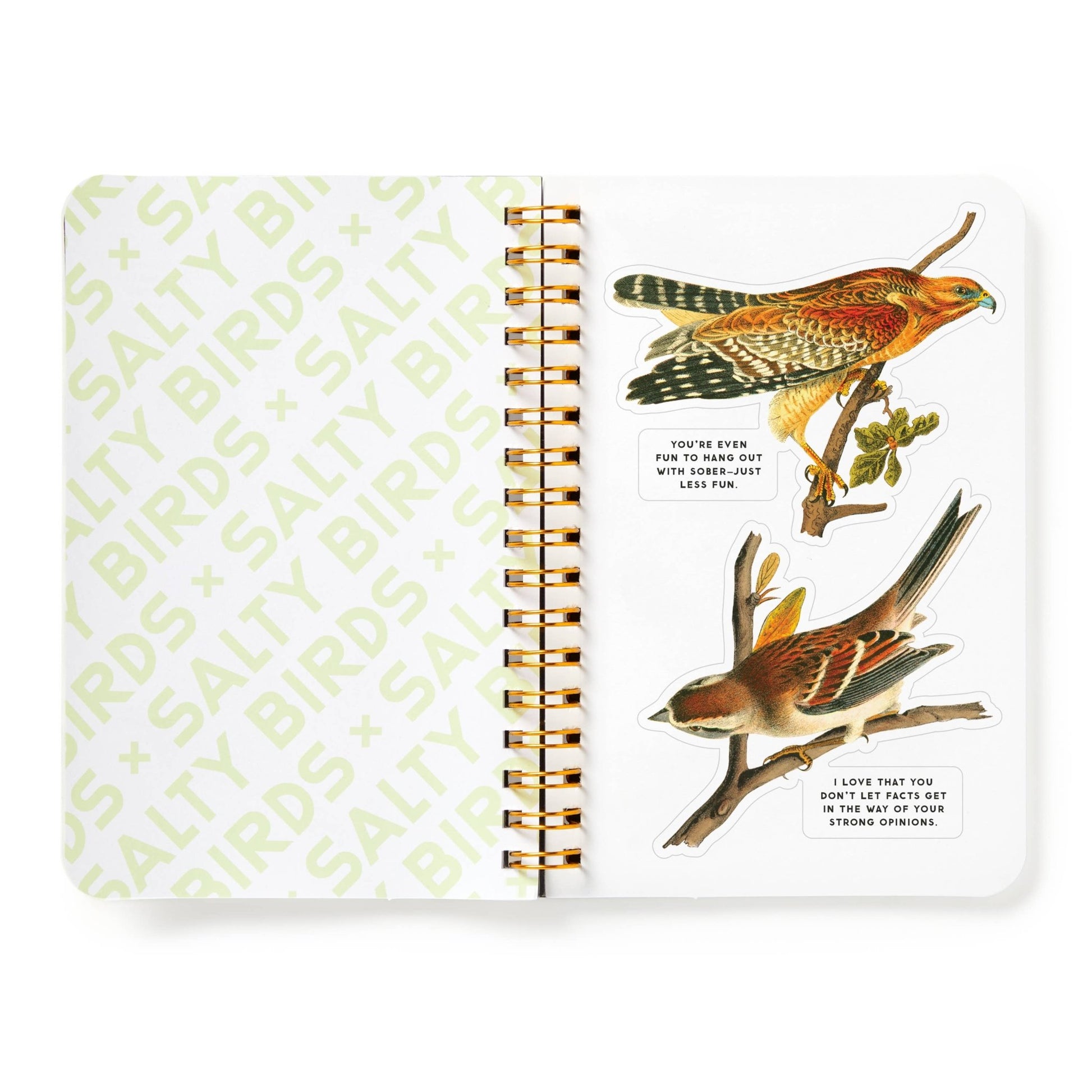 Brass Monkey Salty Birds Sticker Book - homesewn
